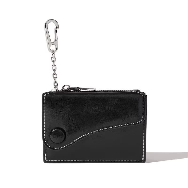 DOT Saddle Keyring Coin & Card Wallets black