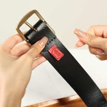 diy手工皮帶頭層真牛皮腰褲帶送男朋友爸爸老公禮物材料包