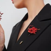 元森手作 龍年限量款 龍抬頭純手工微鉤胸針 男女皆可佩戴禮物