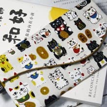 【Gi LAI】10*20Cm開運紅包袋 存摺袋-七福神招財貓