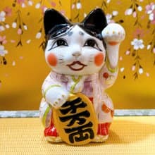 【龜福納祥】日本清水燒招財貓 | 岡龜