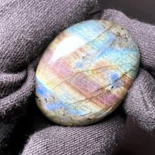 時差。睡眠 一圖一物 擺件 手把 l 拉長石 紫拉長石 l