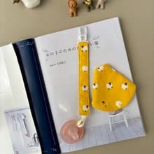 奶嘴鏈奶嘴保護套 乳酪蛋糕小綿羊  手作嬰兒用品 彌月禮