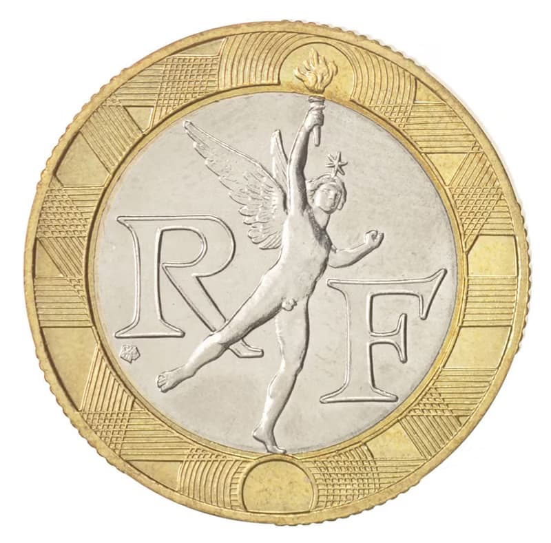 France Coin Ring 10 francs 1988-2001 coin rings for men coin rings for women