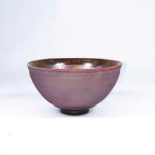 手作柴燒志野茶碗-薄暮DK003