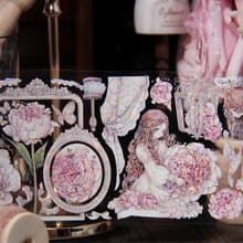 芍藥季 PET 紙膠帶 貝殼光 10米卷 現貨