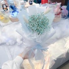 滿天星乾花花束 乾花花束 畢業花