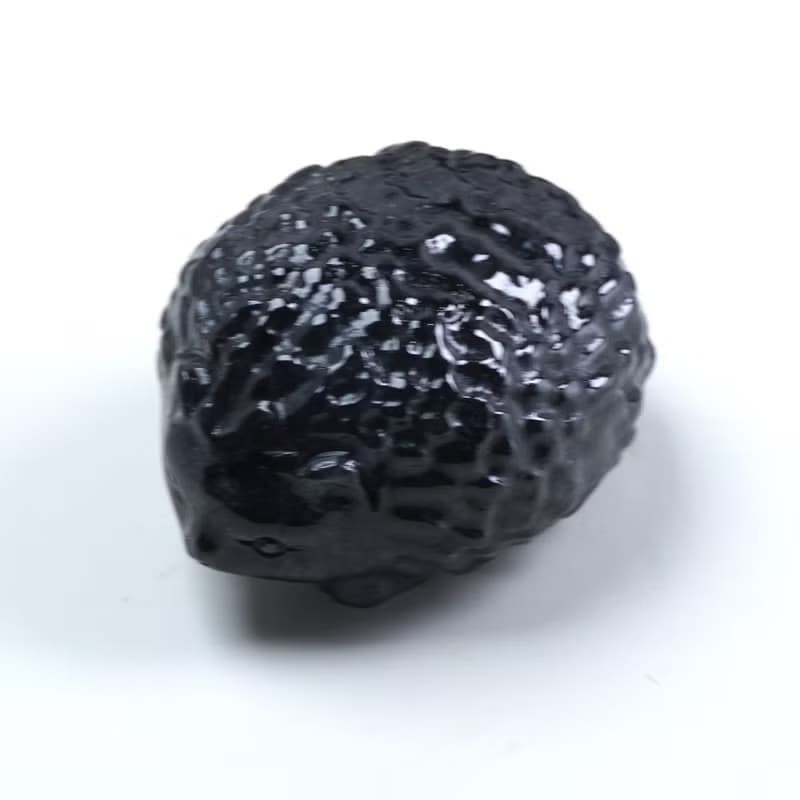 烏雞種翡翠刺蝟擺飾擺件 | 天然緬甸玉A貨翡翠 | 送禮