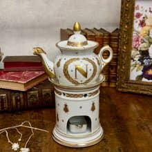 50172-珍稀19世紀法國帝政風格瓷器茶具組