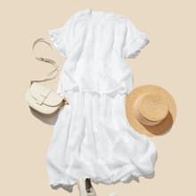 お得な2点セット　ゆるっとラフにリネンブラウスとロングスカート　220513-1 220512-1