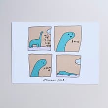 小廢物 | 四格故事明信片