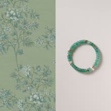 原創手工空青天然非洲翠直切手鐲感手串白水晶手鏈招好運生日禮物