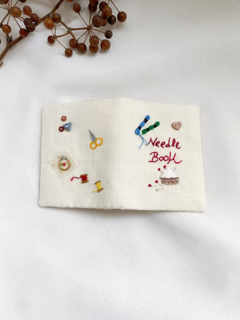 【芳小姐手作】唯美手作 手作人最愛小巧可愛手縫針刺繡針收納包