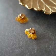 向日葵　ピアス・イヤリング
