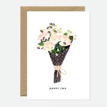 美麗的花束萬用卡