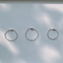 925純銀 / 人見人愛 •  胖胖愛心 • 鍊戒指