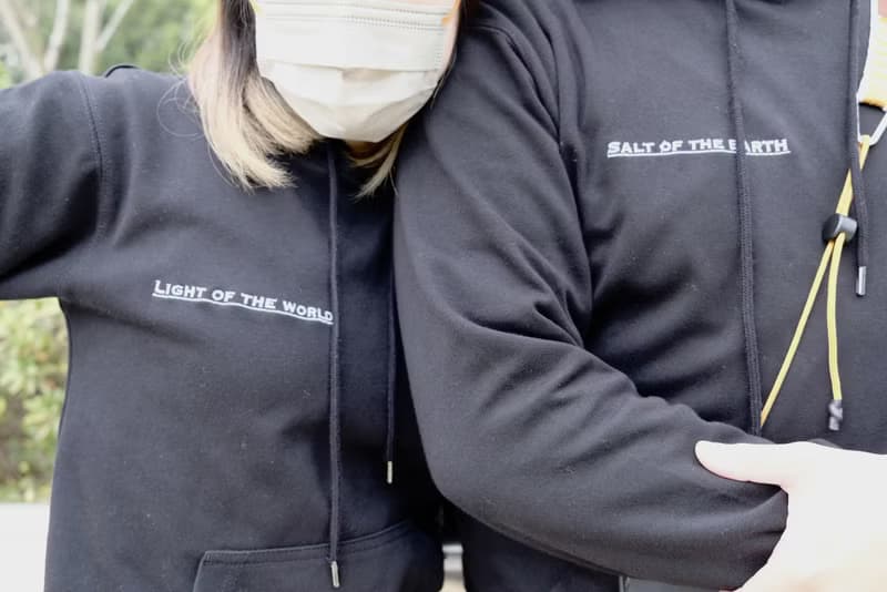 世上的鹽 / 世上的光 | 刺繡中性長袖棉衛衣