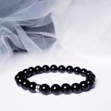 黑碧璽 | 天然能量手串 | 8-9mm
