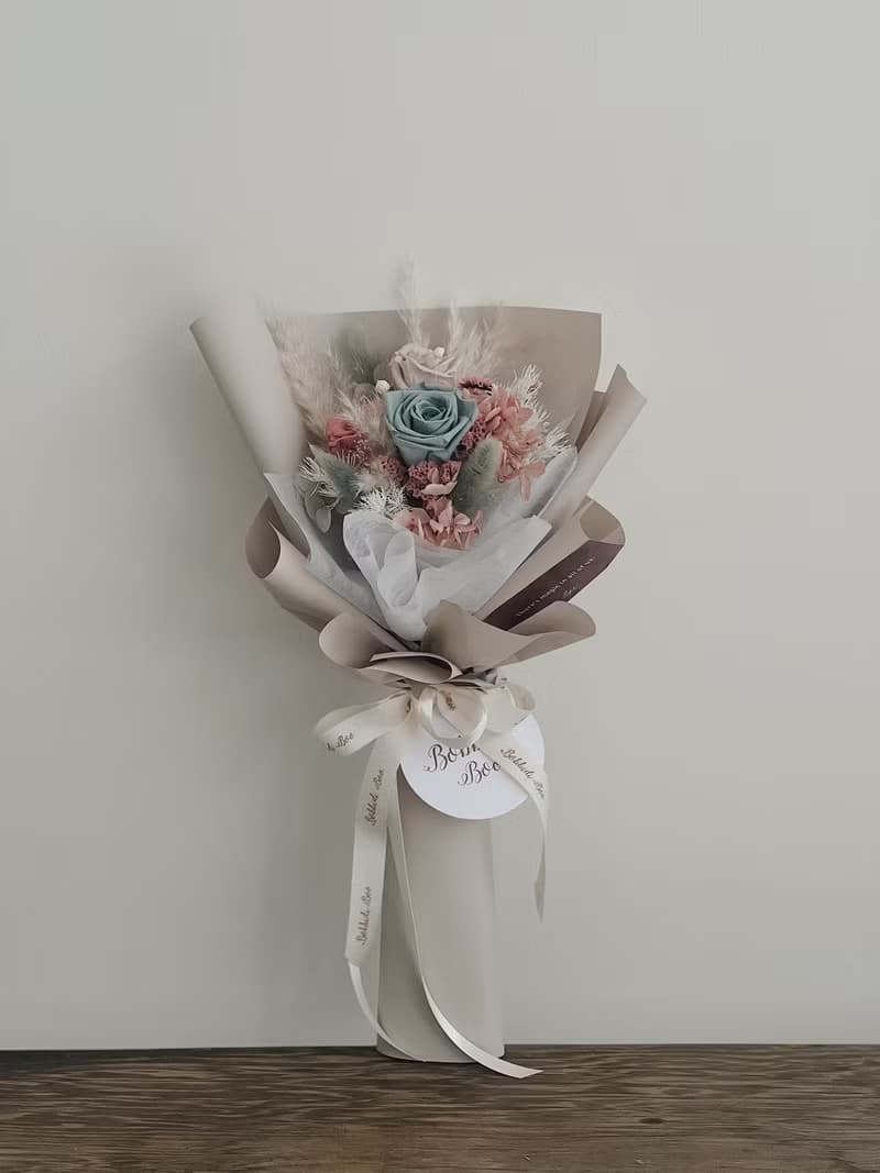 【永生玫瑰花花束】• 情人節/永生玫瑰花/永生玫瑰花花束/玫瑰花