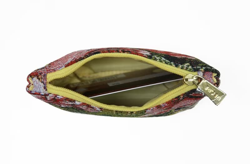 零錢包  收納 / 防潑水 平織緹花 躲貓貓