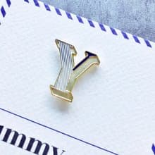 Y / Yummy -琺瑯徽章卡－附信封 開學季 情人卡 萬用字母卡