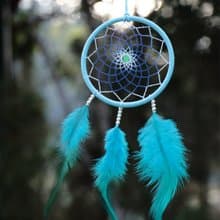 森林潘朵拉丨貓眼石 手工編織 漸層  Dreamcatcher-土耳其藍色