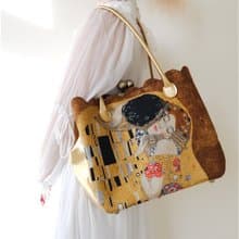 Klimt克林姆 吻 限量收藏 手作口金肩背包 手提側背 名畫藝術