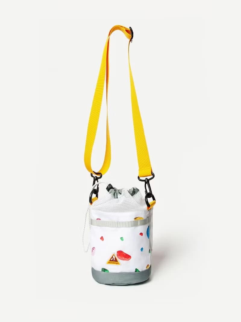 archi阿吃 新款石頭糖巧克力單肩斜挎手提小水桶包放水杯手機粉袋