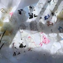 teatea.×ハル×文具女子　コラボPETテープ　リボンガール　リニューアル