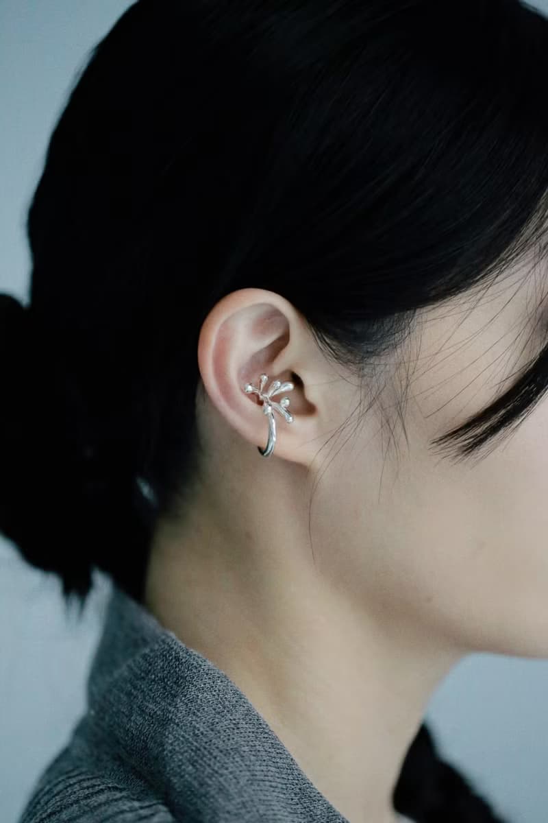 ship waves Ear Cuff 船浪耳骨夾