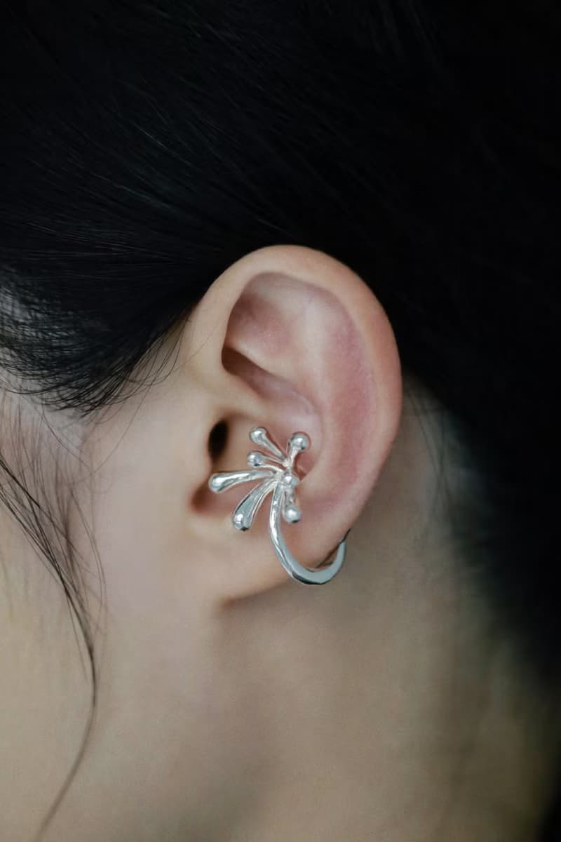 ship waves Ear Cuff 船浪耳骨夾