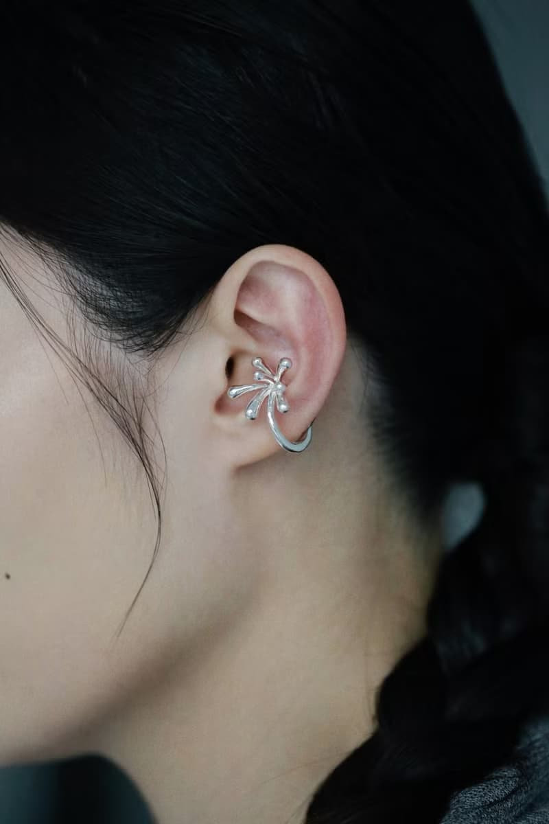 ship waves Ear Cuff 船浪耳骨夾