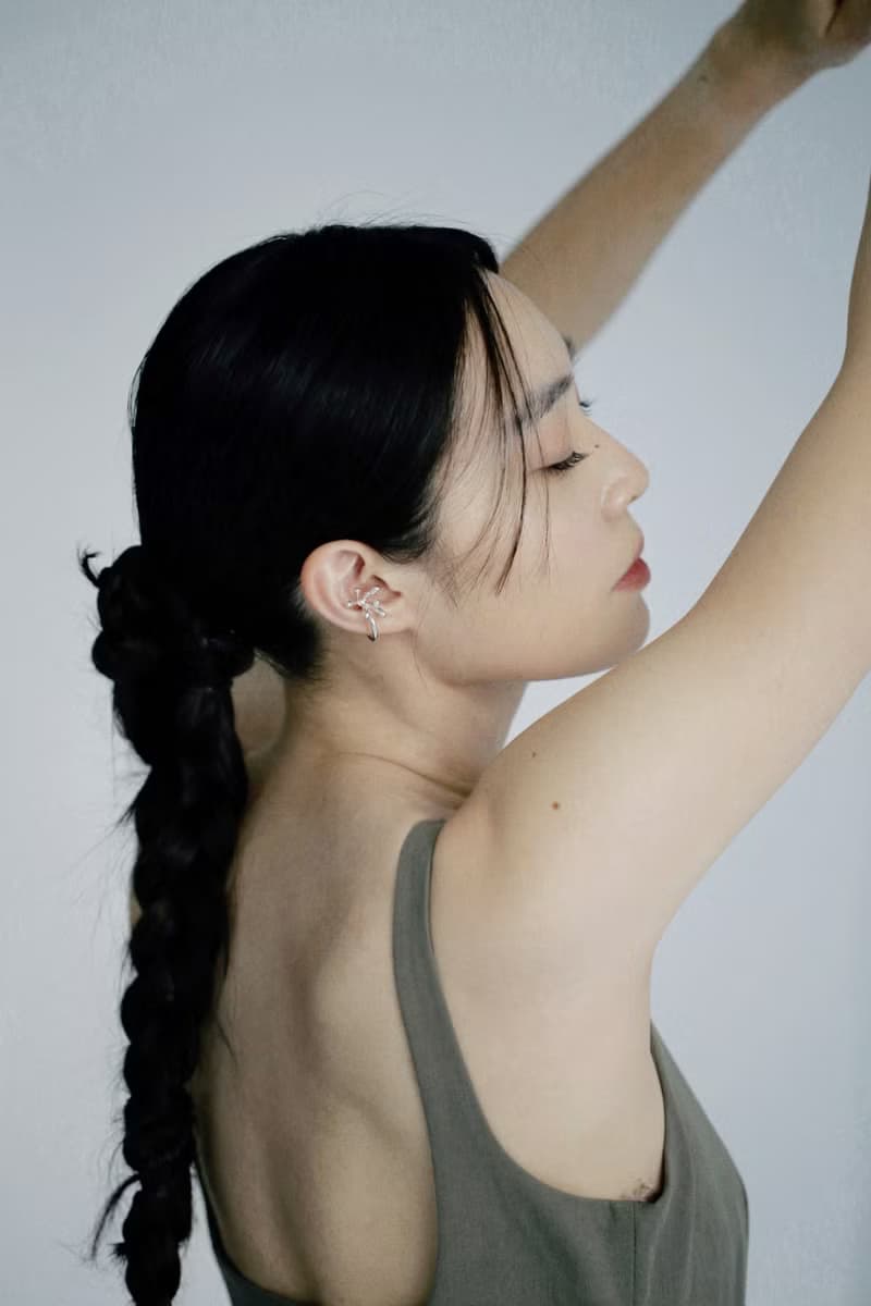 ship waves Ear Cuff 船浪耳骨夾