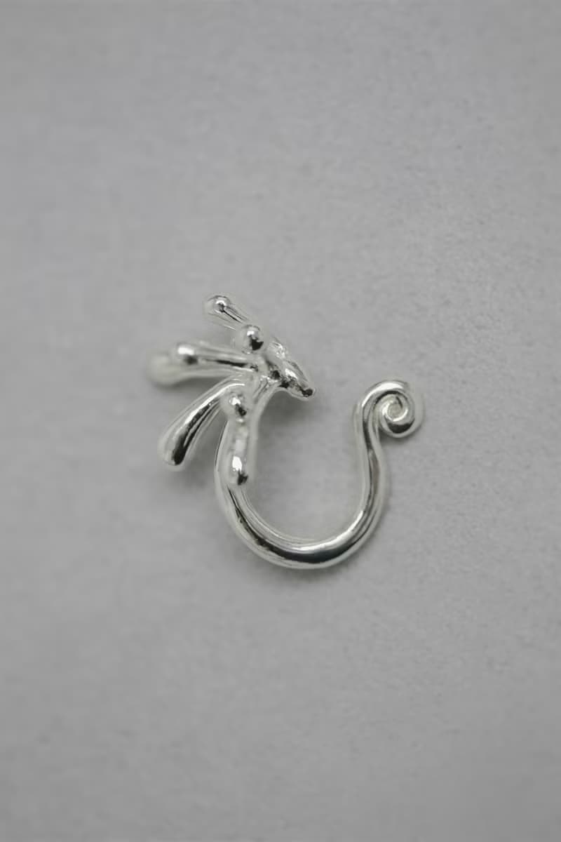 ship waves Ear Cuff 船浪耳骨夾