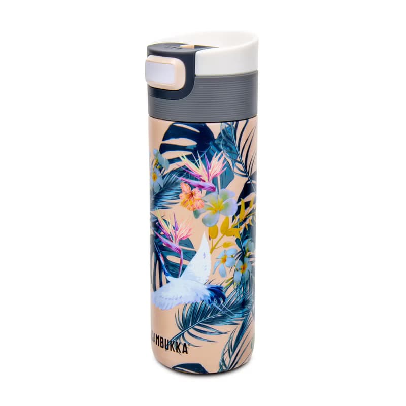 Kambukka - Etna保溫杯 (不銹鋼) 17oz (500ml) - 小麥色+天堂花