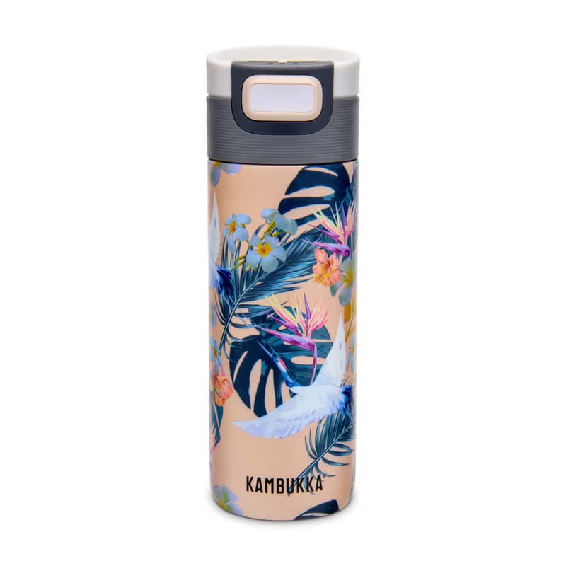 Kambukka - Etna保溫杯 (不銹鋼) 17oz (500ml) - 小麥色+天堂花
