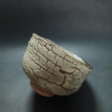 志野釉茶碗陳炫亨手創陶炫茶碗