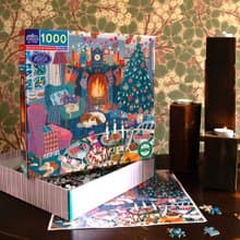 eeBoo1000片拼圖-英國聖誕小屋English Cottage Christmas(聖誕節