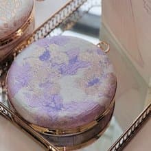 金箔粉紫小圓包 - 可手拿/斜揹/ 婚禮姊妹禮物