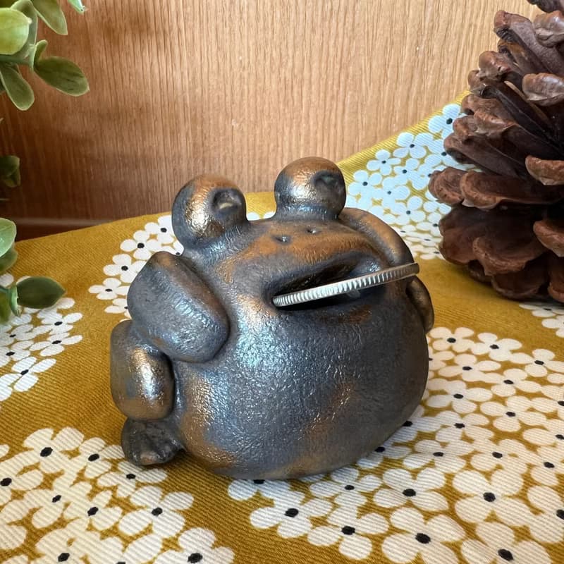 角落小陶偶－黑金胖蟾蜍