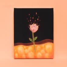 花開的季節-掛畫/畫/畫作/裝飾畫/花朵/奇幻/療癒/植物/花卉