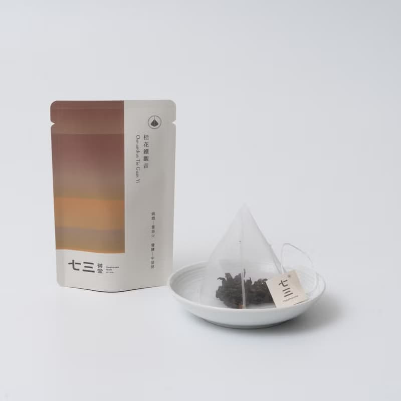 七三茶堂 立體茶包丨桂花鐵觀音 8單入–精裝盒