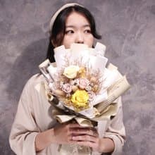 【中型永生玫瑰花束】_全色系