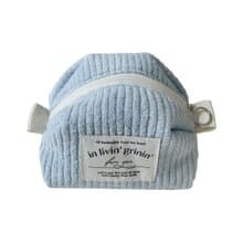 terry corduroy pouch S_baby blue