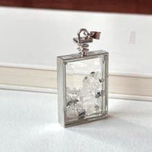 【辟邪化凶 防小人】黑髮晶碎片盒子項鏈 領導 創造力親和力去病