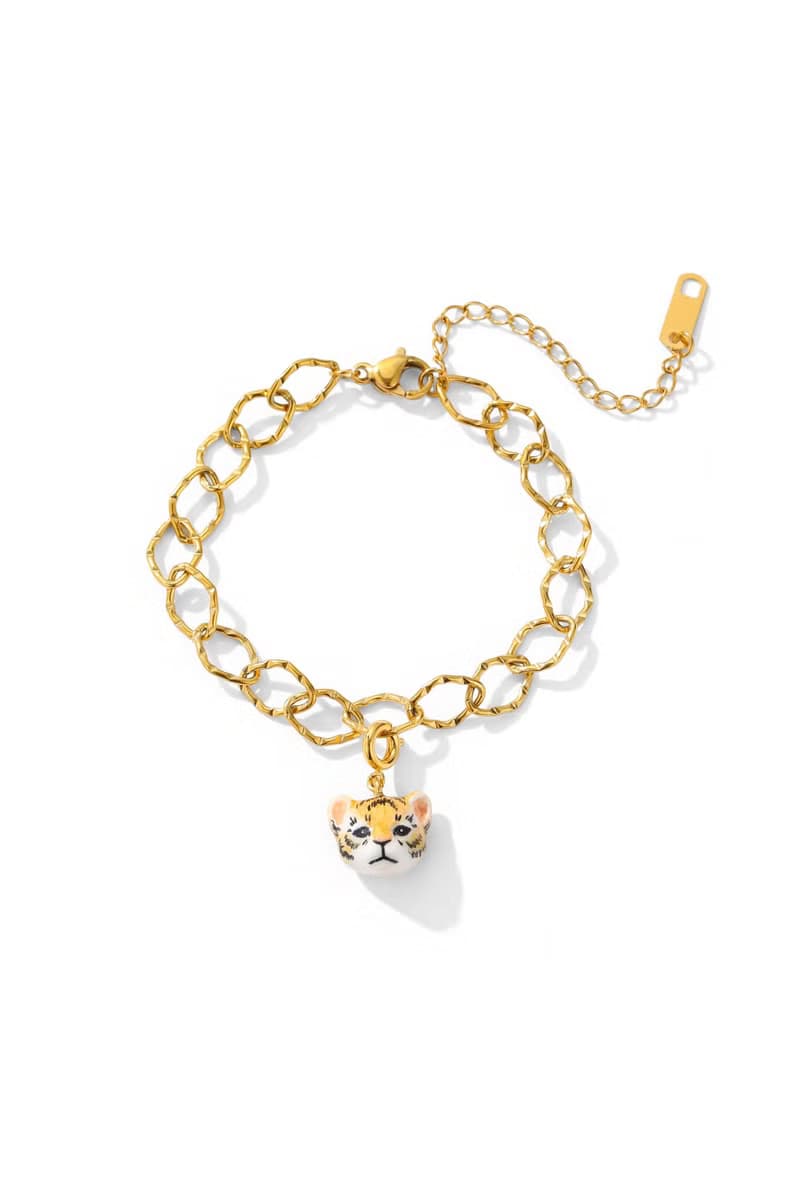 小老虎頭吊飾~ Tiger  Bracelet