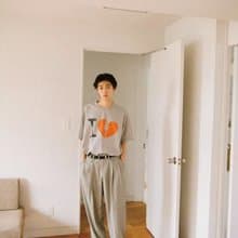 愛誰誰吧 復古愛心短袖T恤