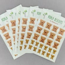 小熊餅乾貼紙
