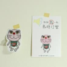 Li-good - 明信片貼紙組 ( 水菱咪咪) 防水貼紙、行李箱貼紙