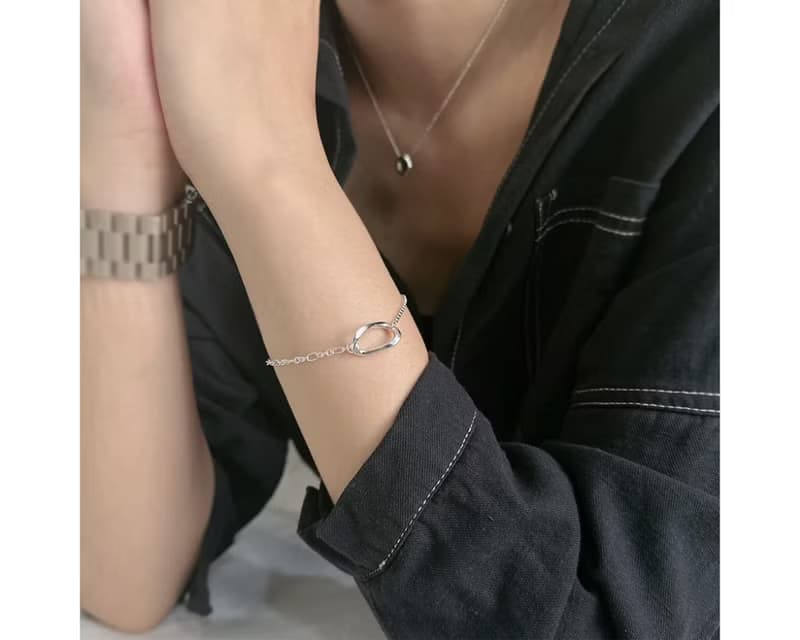 I 幾何 I 925純銀手鍊腳鍊